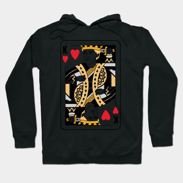 King Of My Heart Playing Card Hoodie by taylorstycoon